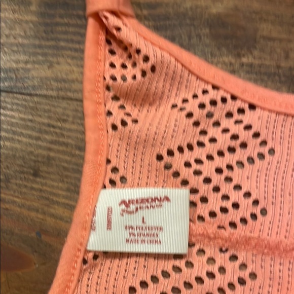 Arizona Jeans Peach Sleeveless Crochet Top - Picture 2 of 2